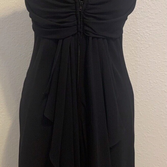 Vintage Nightway Collections Cocktail Little Black Slip Dress Women's Size 4 - Picture 5 of 12